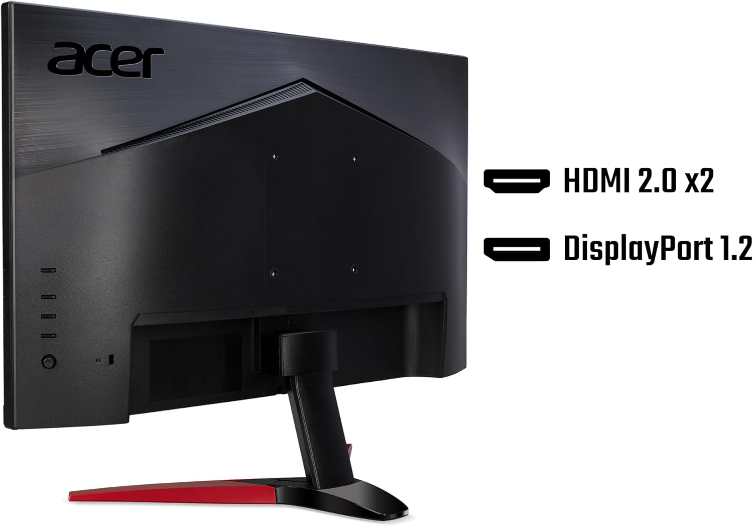 Nitro KG241YS3 24 Inch Full HD (1920 X 1080) Gaming Monitor - 180Hz, 4Ms, VA Panel, Freesync Premium, 72% NTSC, HDR10, Speakers, Displayport, HDMI
