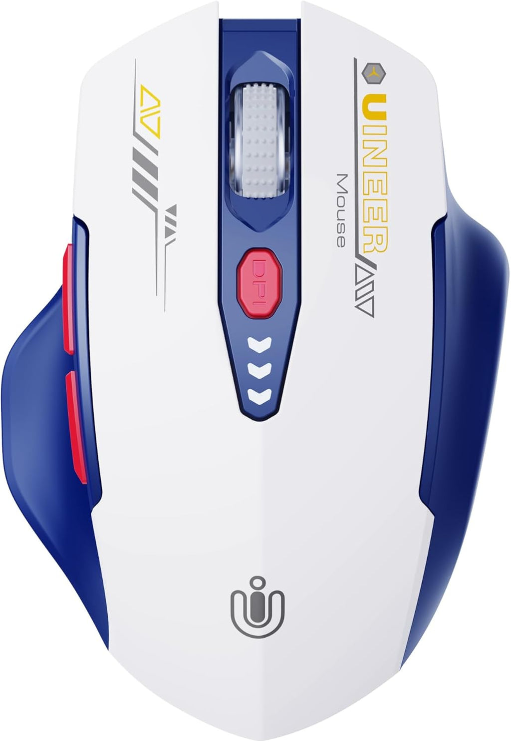 Wireless Mouse, 3-Mode Bluetooth 5.0/4.0 & 2.4Ghz, Rechargeable