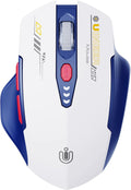 Wireless Mouse, 3-Mode Bluetooth 5.0/4.0 & 2.4Ghz, Rechargeable