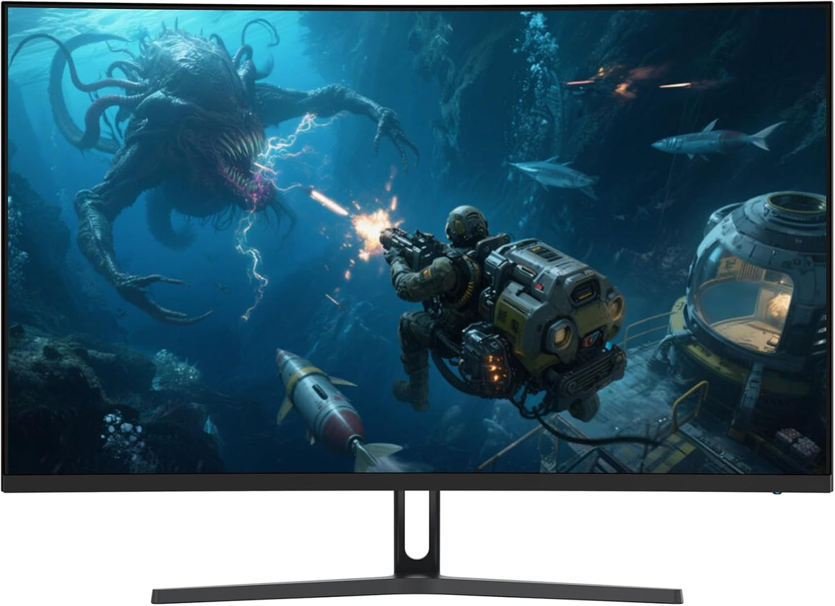 32 Inch Curved Gaming Monitor - 240Hz, Full HD 1920X1080P, 1Ms MPRT, Adaptive-Sync, 3500:1 Contrast, DCI-P3 90%, Srgb 125%, HDR, VA 1500R, VESA 100X100Mm, HDMI2.0&DP1.4 - AMZG32C1F