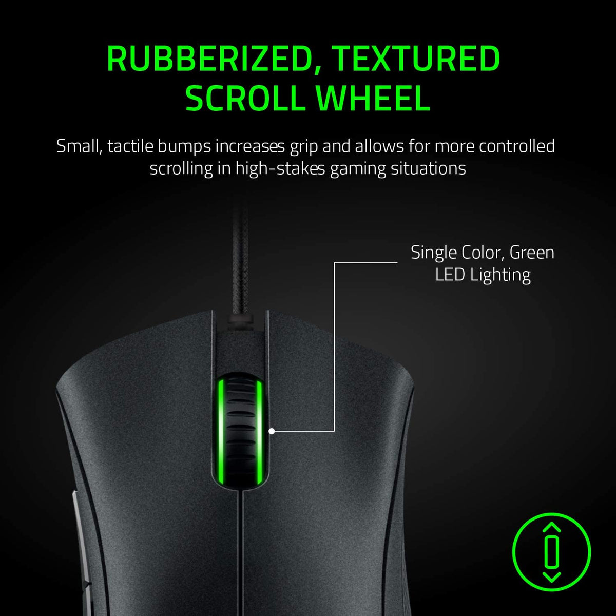Razer Deathadder Essential (2021) - Wired Gaming Mouse (Optical Sensor, 6400 DPI, 5 Programmable Buttons, Ergonomic Form Factor) Black