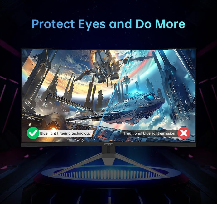 32 Inch Curved Gaming Monitor, Full HD 1080P@240Hz Monitor, VA 1500R, 1Ms, Adaptive Sync, HDR10, HDMI 2.0 / DP1.4, 125% Srgb, VESA, Compatible with Desktop, Laptop, PS5, Xbox, Switch and More