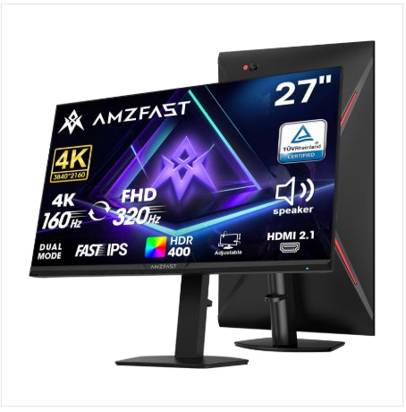 32 Inch Curved Gaming Monitor - 240Hz, Full HD 1920X1080P, 1Ms MPRT, Adaptive-Sync, 3500:1 Contrast, DCI-P3 90%, Srgb 125%, HDR, VA 1500R, VESA 100X100Mm, HDMI2.0&DP1.4 - AMZG32C1F