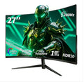 CRUA 27 Inch Curved Gaming Monitor,Full HD(1920x1080P) VA Panel 1800R 280Hz Refresh Rate Computer Monitor with Blue Light Filter,for Gaming & Office(DP,HDMI) - Wall Mountable, Black
