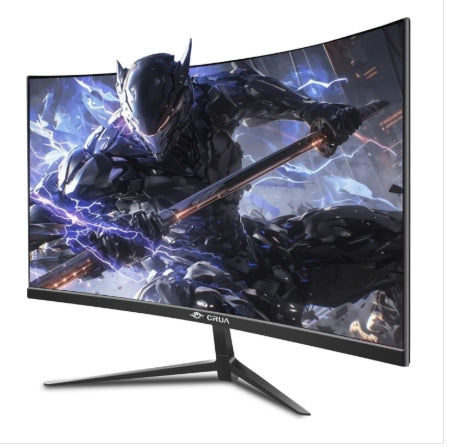 CRUA 27 Inch Curved Gaming Monitor,Full HD(1920x1080P) VA Panel 1800R 280Hz Refresh Rate Computer Monitor with Blue Light Filter,for Gaming & Office(DP,HDMI) - Wall Mountable, Black