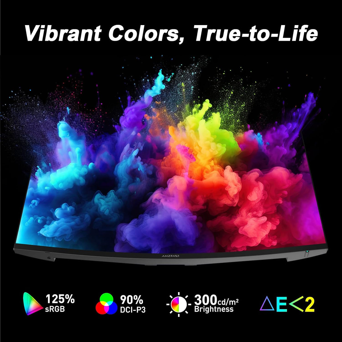 32 Inch Curved Gaming Monitor - 240Hz, Full HD 1920X1080P, 1Ms MPRT, Adaptive-Sync, 3500:1 Contrast, DCI-P3 90%, Srgb 125%, HDR, VA 1500R, VESA 100X100Mm, HDMI2.0&DP1.4 - AMZG32C1F