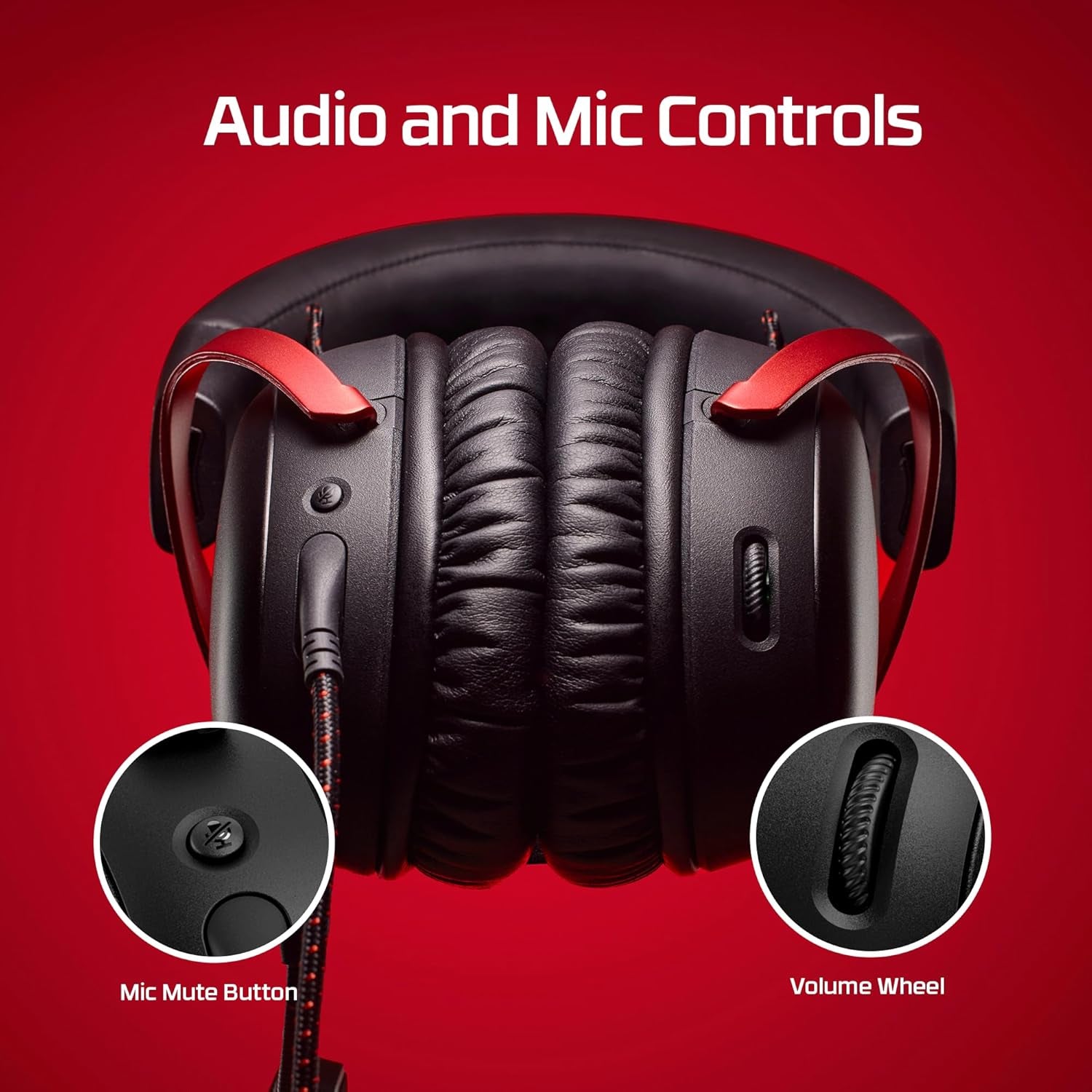 Cloud III – Wired Gaming Headset, Black-Red